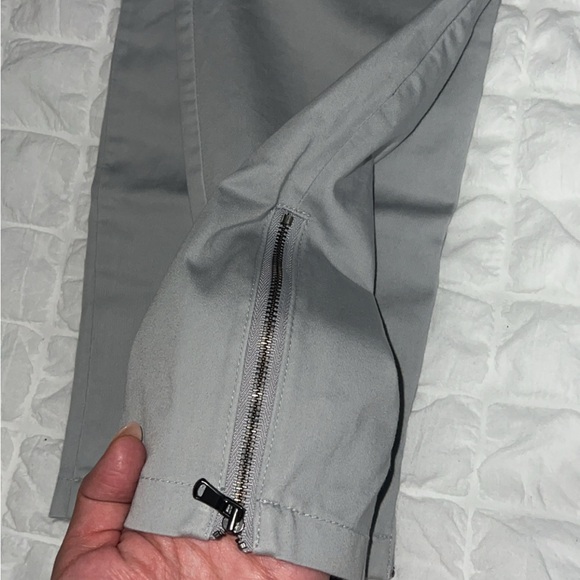 Gray Ankle Pants - Picture 4 of 5